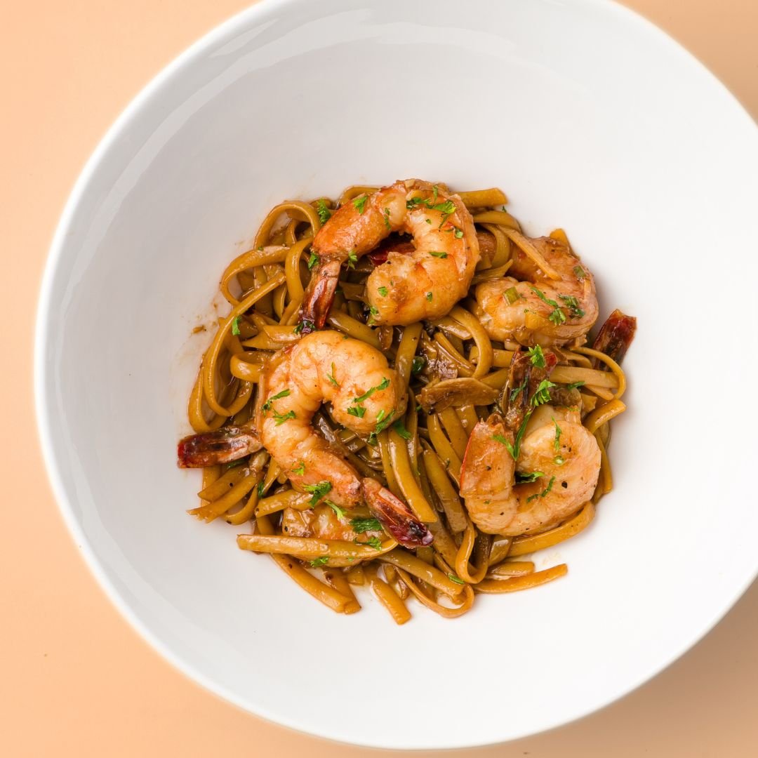 Shrimp and Garlic Noodles - Pacific Bay
