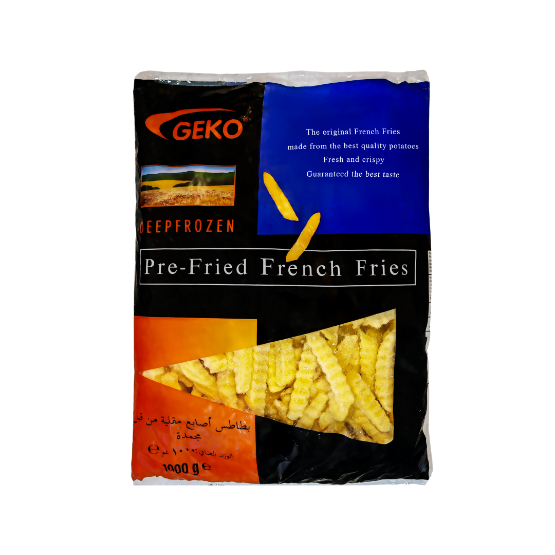Geko Pre-Fried Crinkle Cut Potato Fries