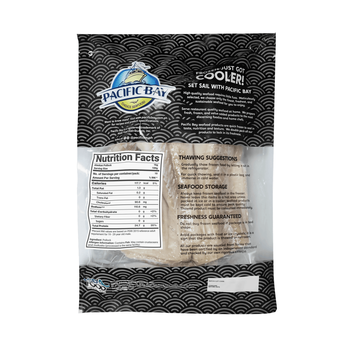 Alaskan Pollock Fillet - Pacific Bay