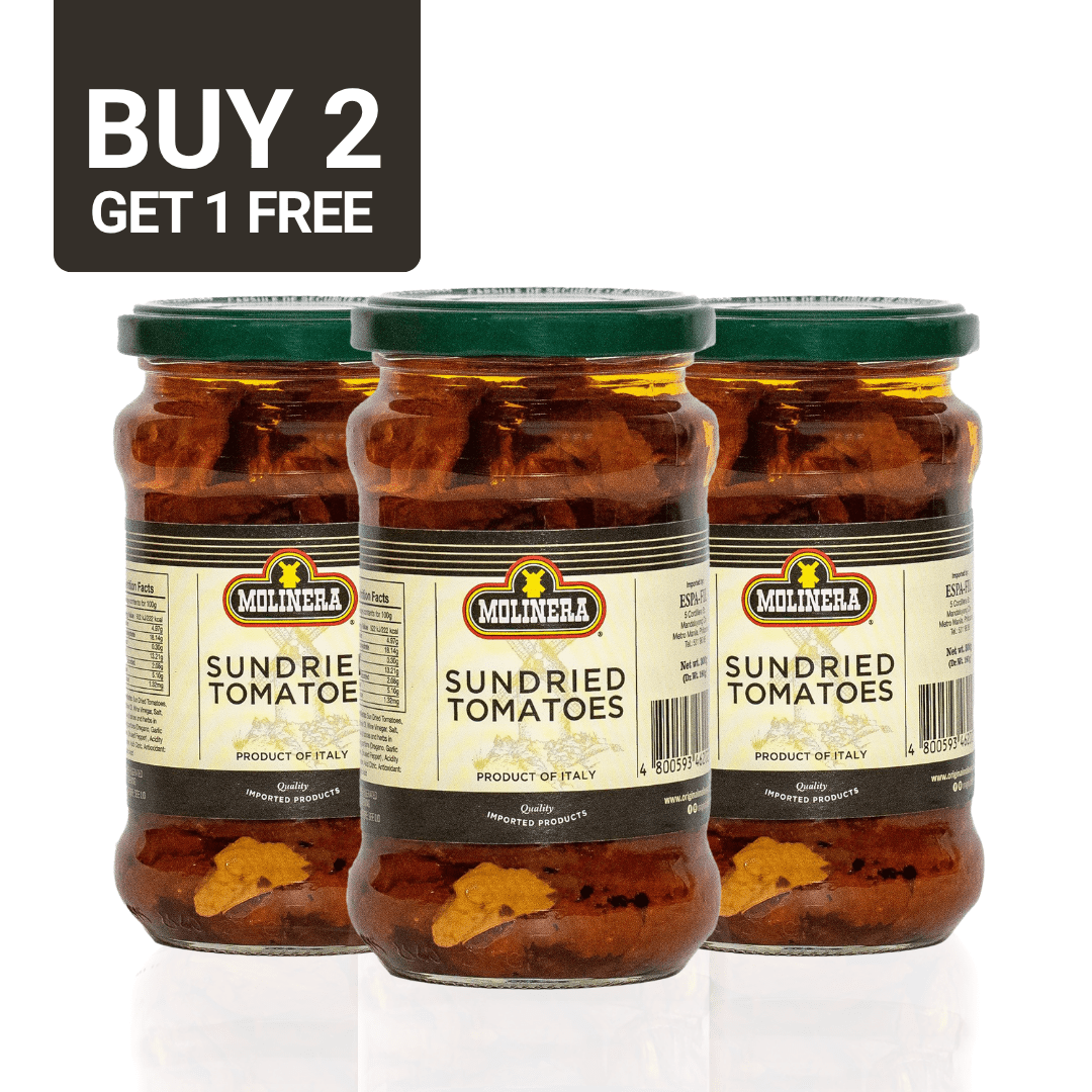 Buy 2 Get 1 Molinera Sundried Tomatoes in Oil - Pacific Bay