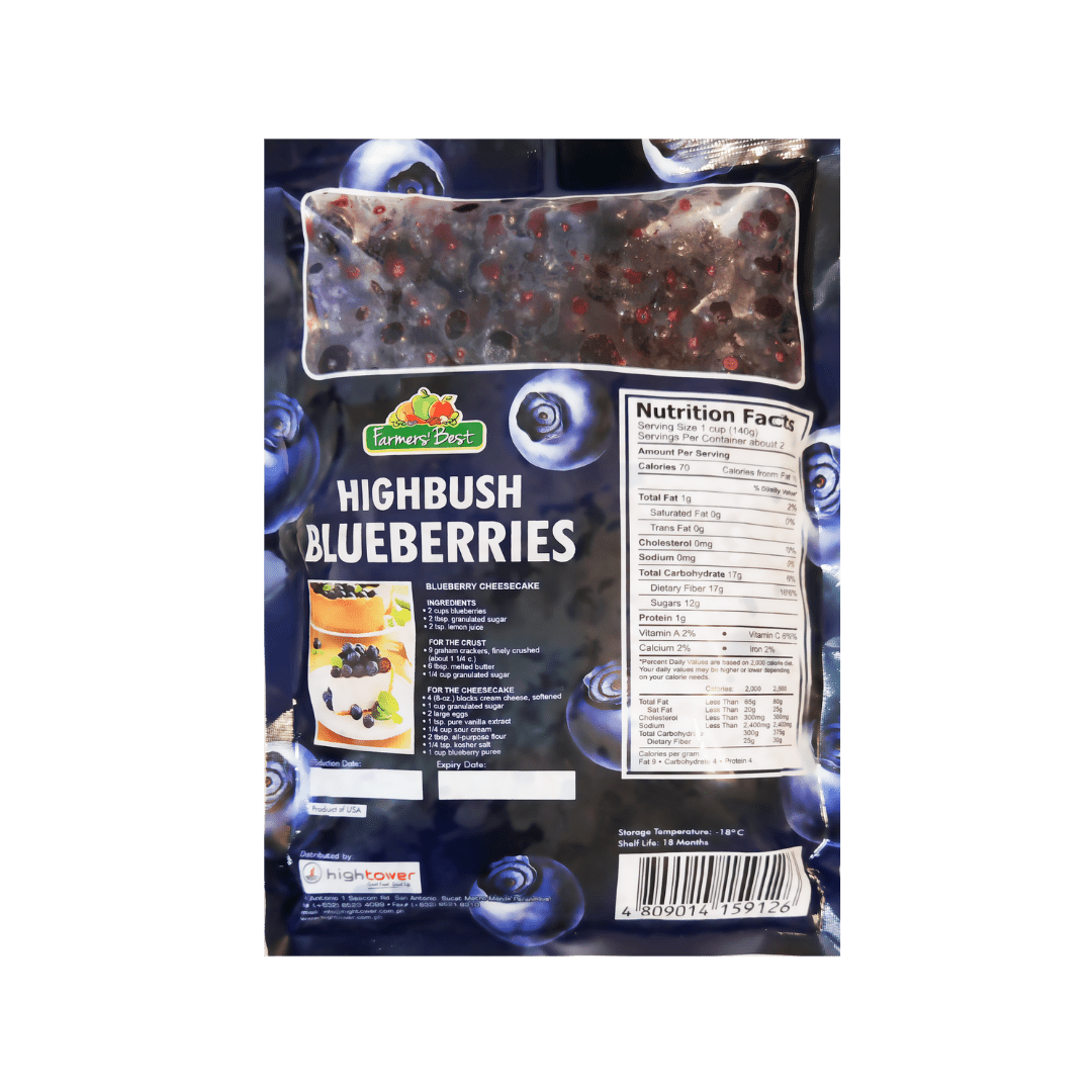 Farmer Best Frozen Blueberries - Pacific Bay