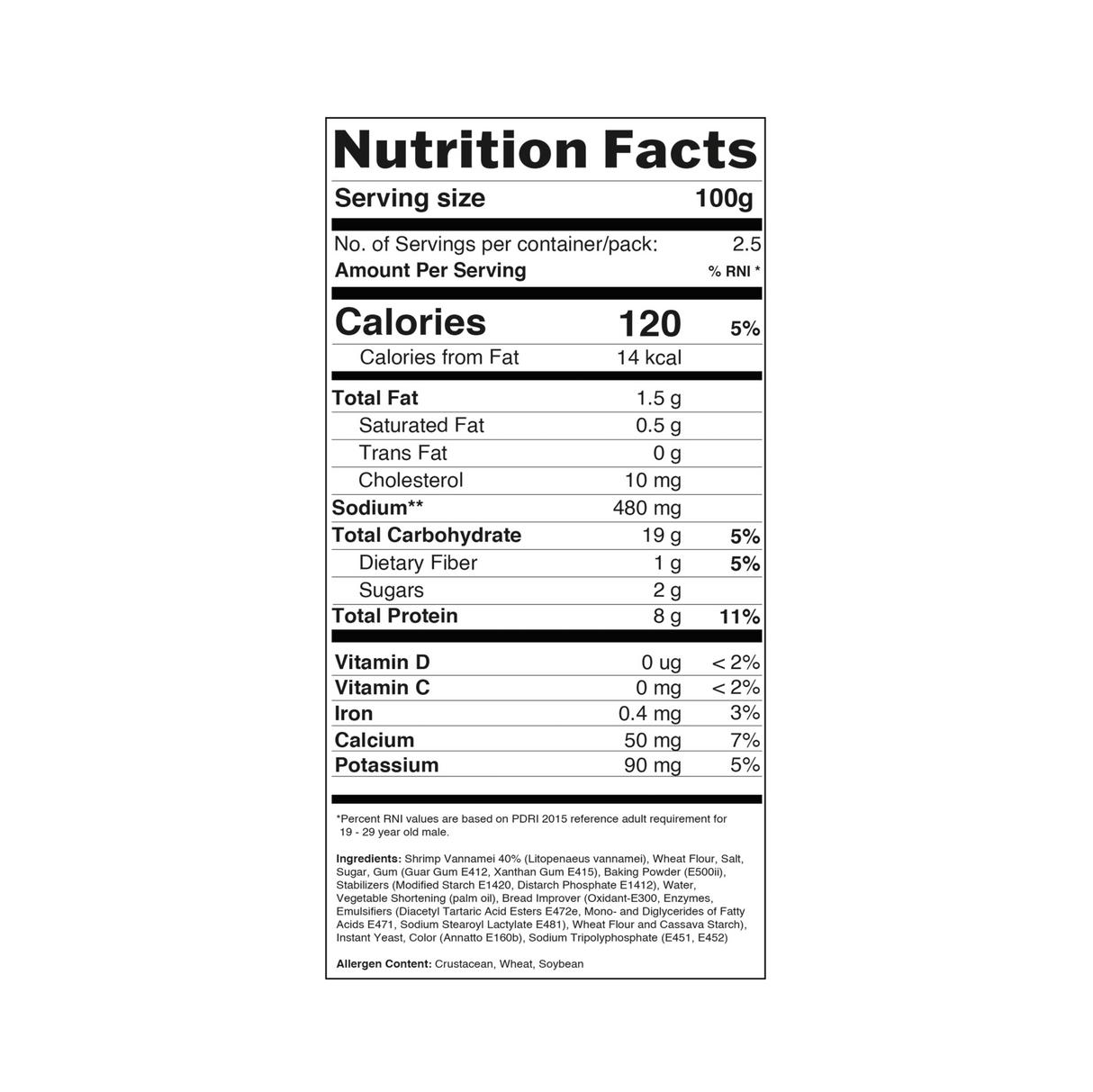 Frozen Breaded Shrimp Popcorn - Pacific Bay