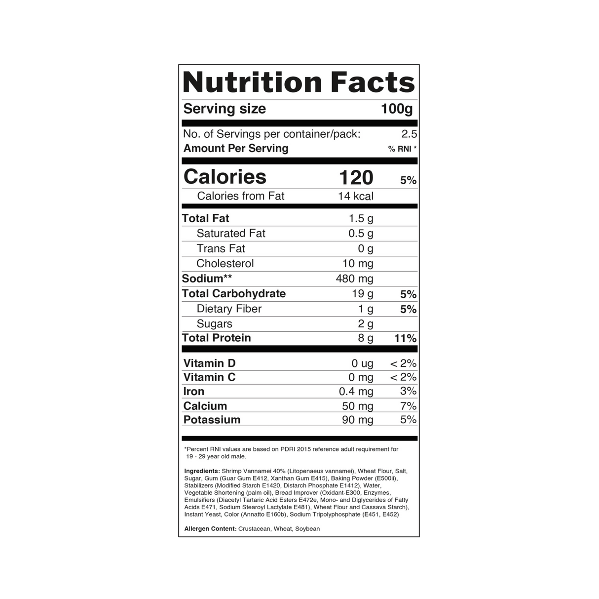 Frozen Breaded Shrimp Popcorn - Pacific Bay