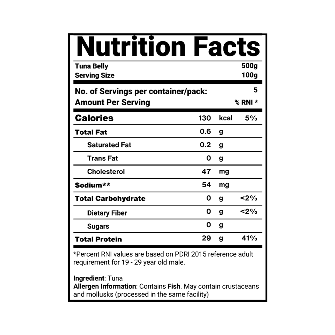 Premium Tuna Belly - Pacific Bay