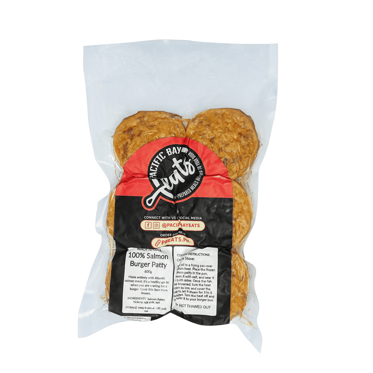 Salmon Burger Patties - Pacific Bay