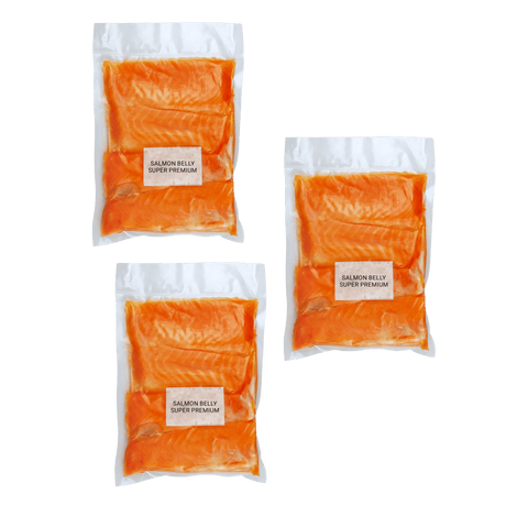 Saver Bundle: Salmon Belly Premium Jumbo Cut - Pacific Bay