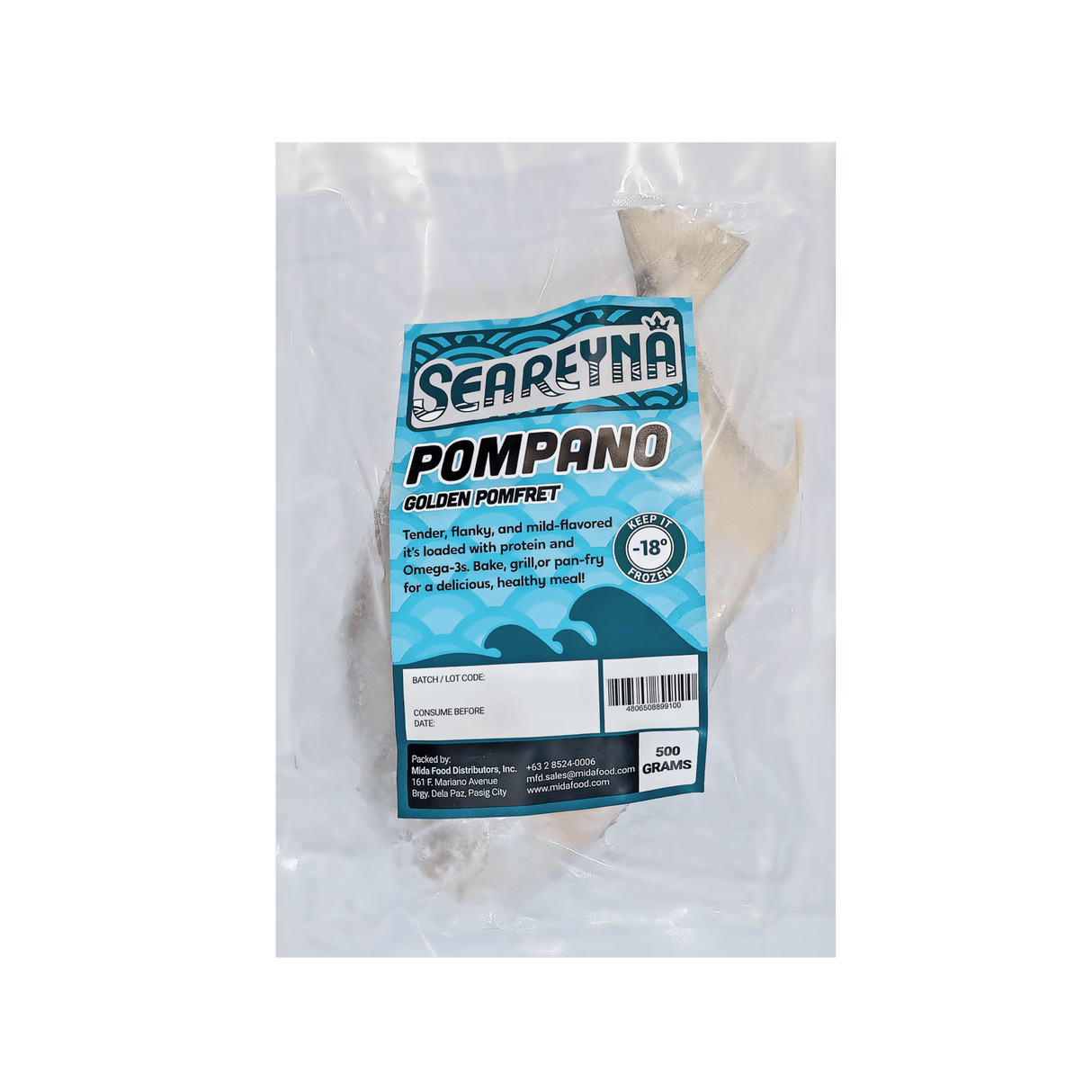 Seareyna Pompano Whole (Golden Pomfret) - Pacific Bay