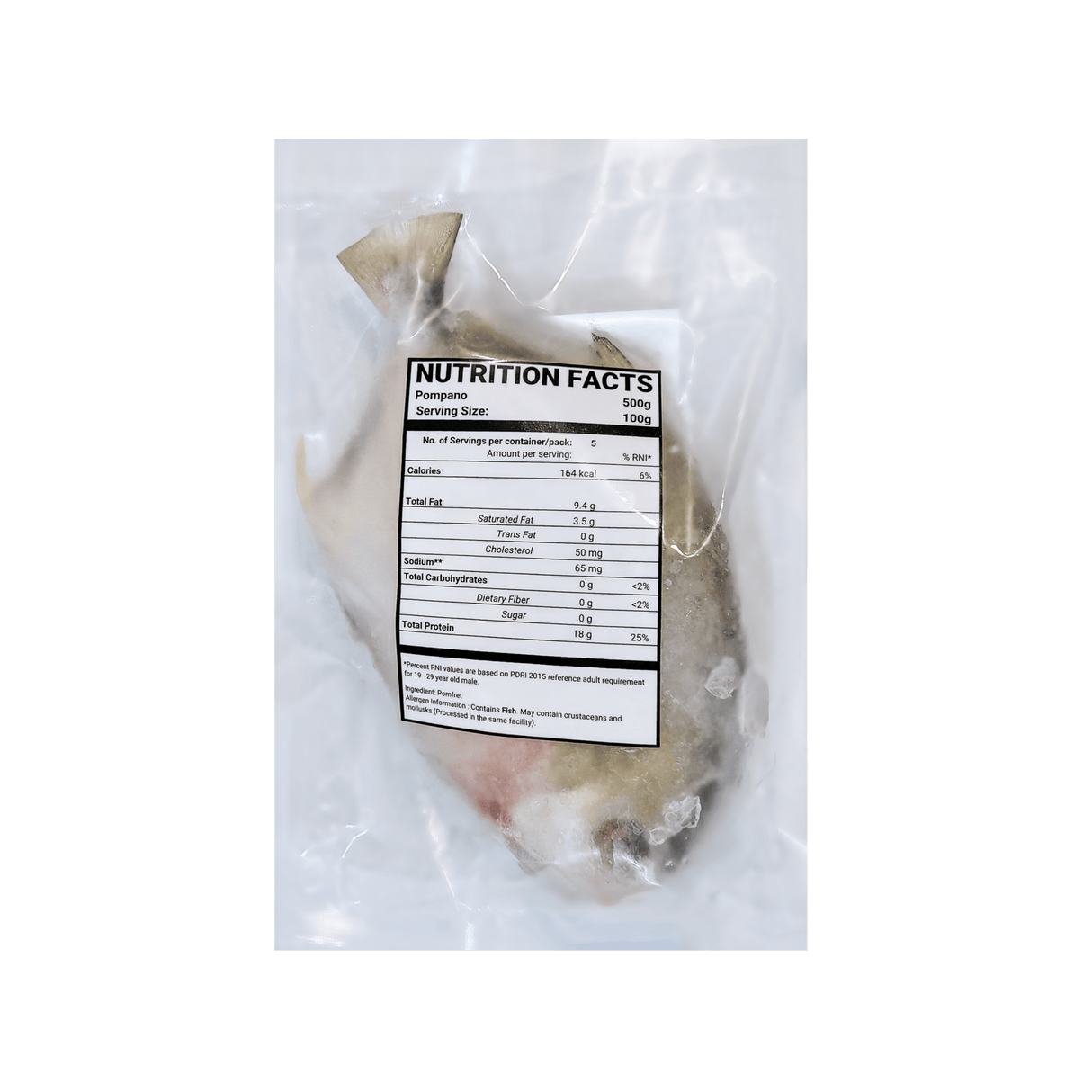 Seareyna Pompano Whole (Golden Pomfret) - Pacific Bay