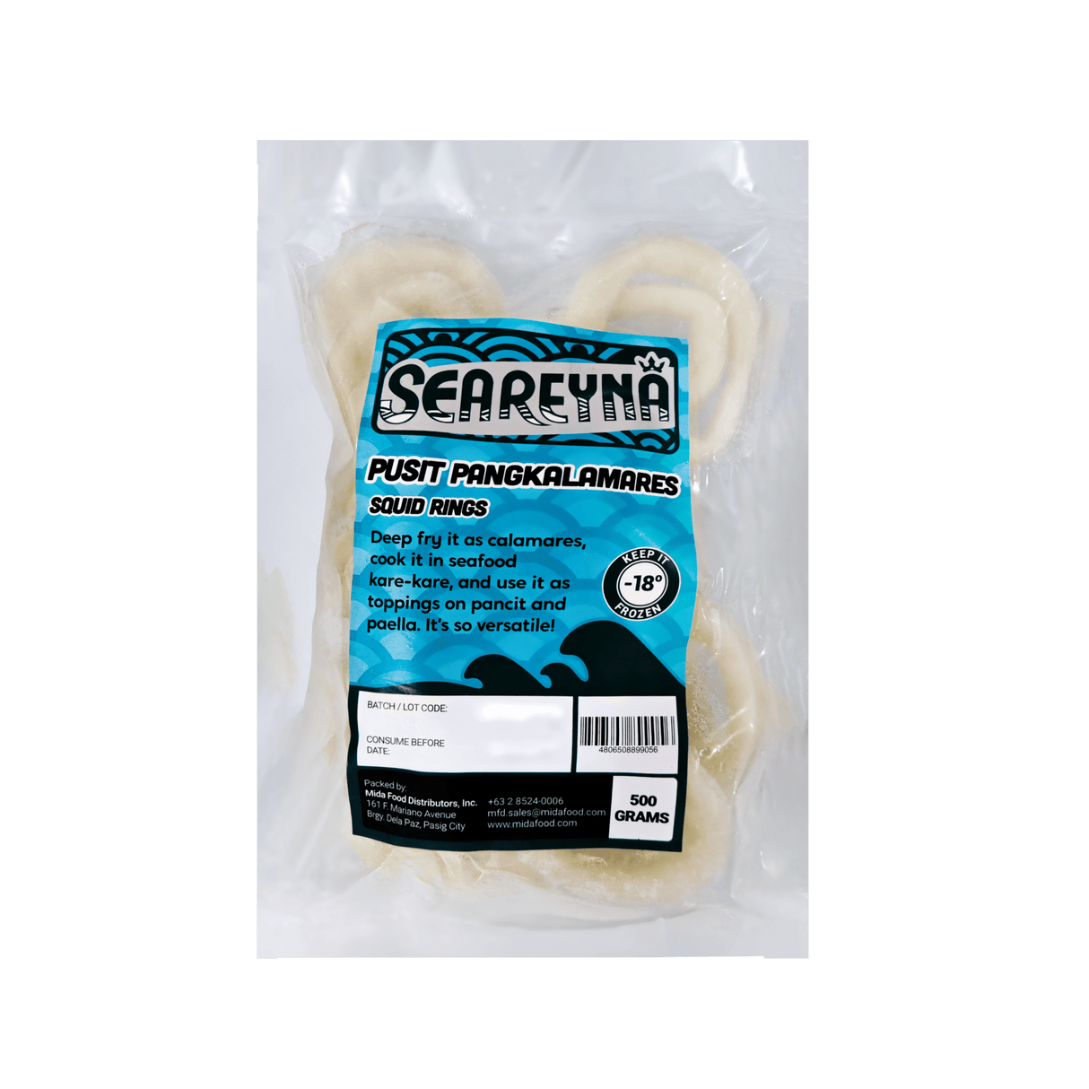 Seareyna Pusit Pangkalamares (Squid Rings) - Pacific Bay