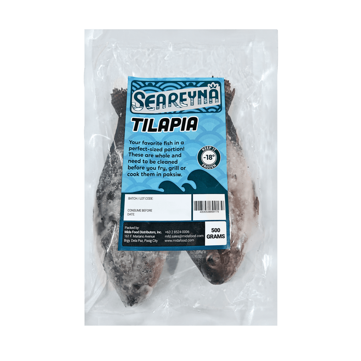 Seareyna Tilapia Whole - Pacific Bay