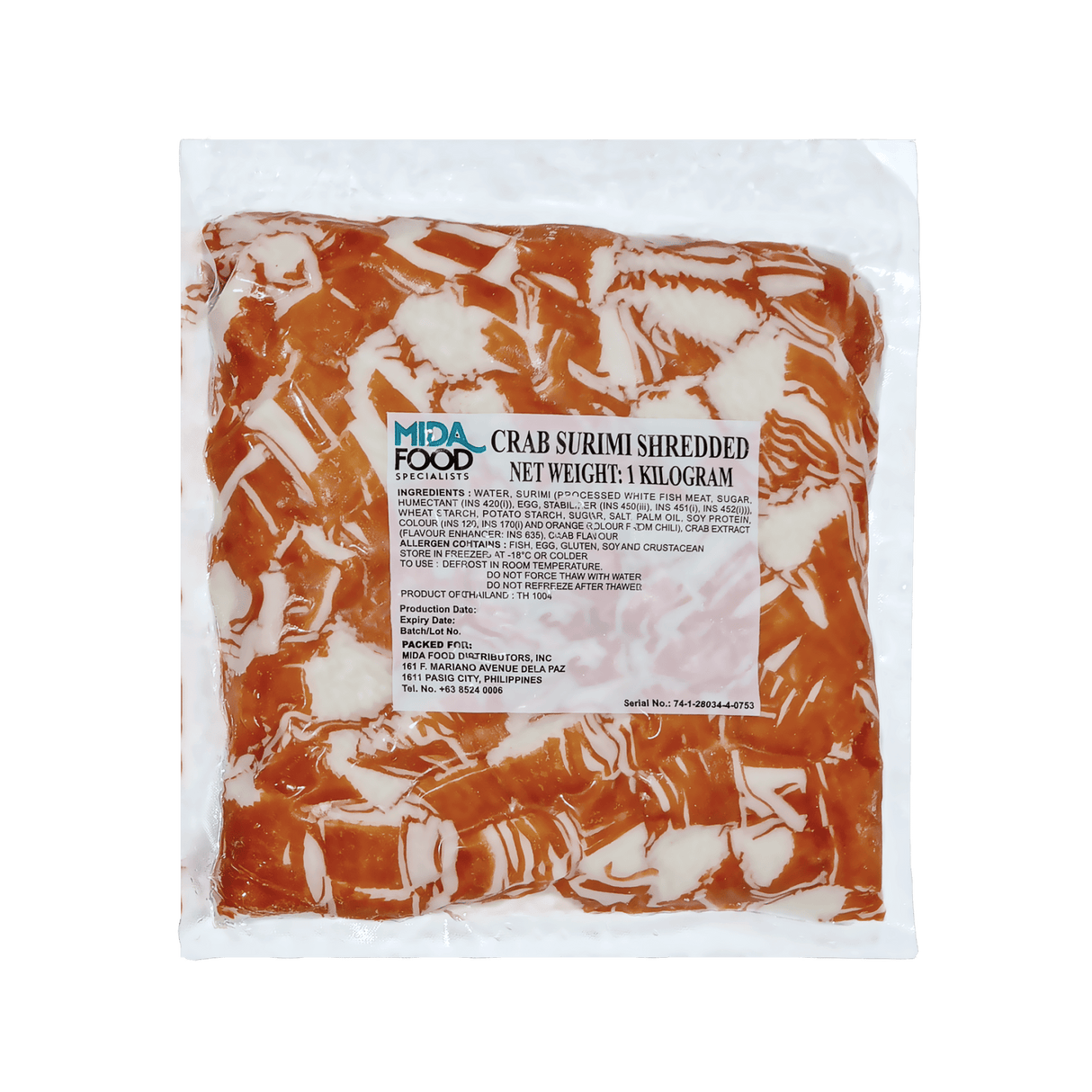 Shredded Crabstick Surimi - Pacific Bay