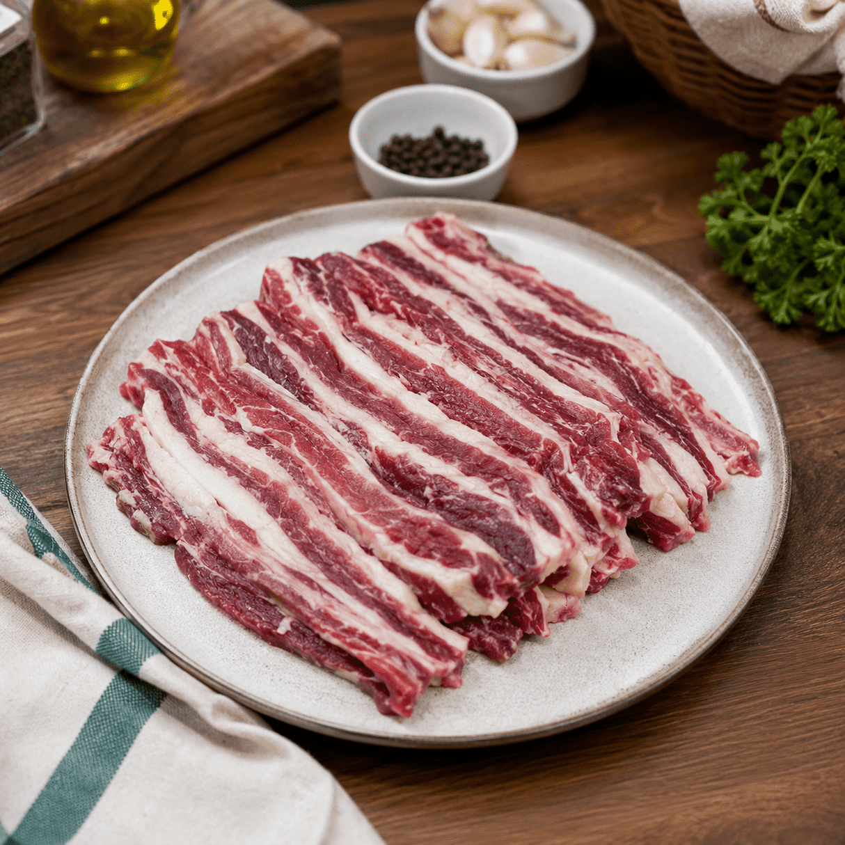 Sliced Beef Shortplate - Pacific Bay