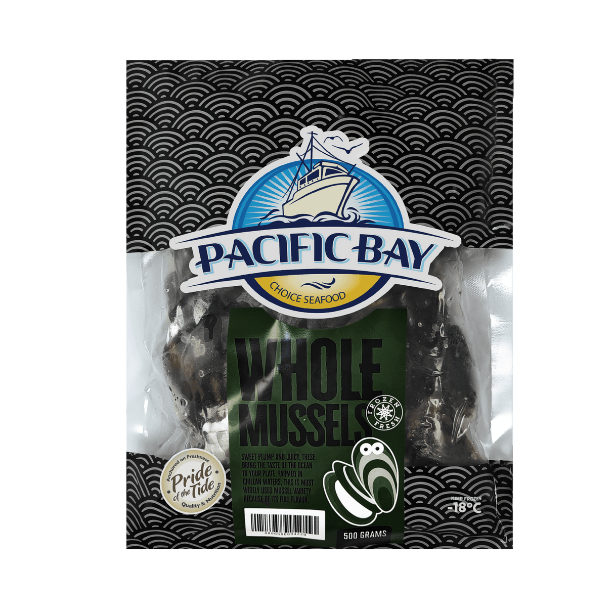 Whole Mussels - Pacific Bay