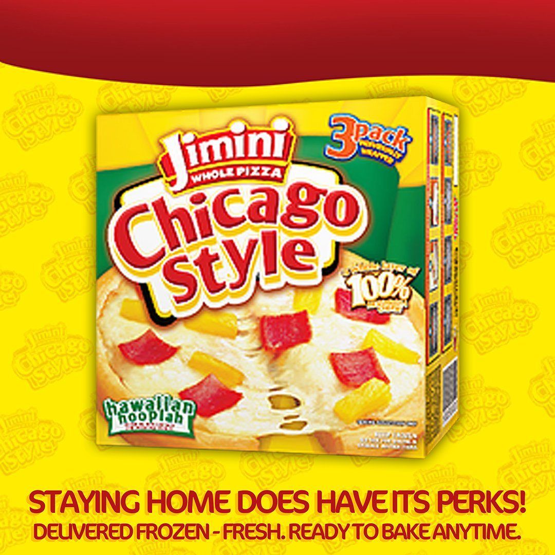 Hawaiian Hooplah Chicago Style Whole Pizza - Pacific Bay