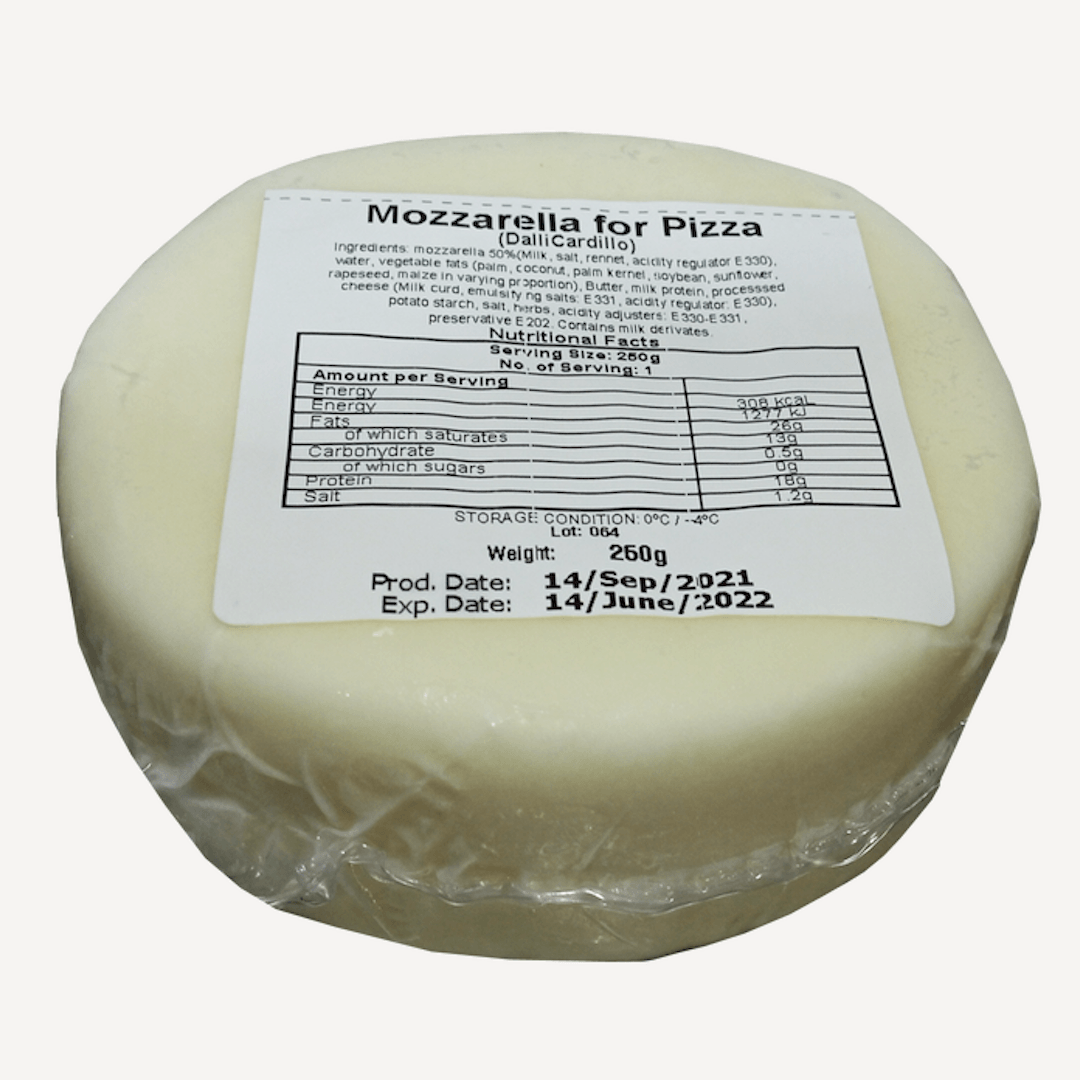 Mozzarella for Pizza - Pacific Bay
