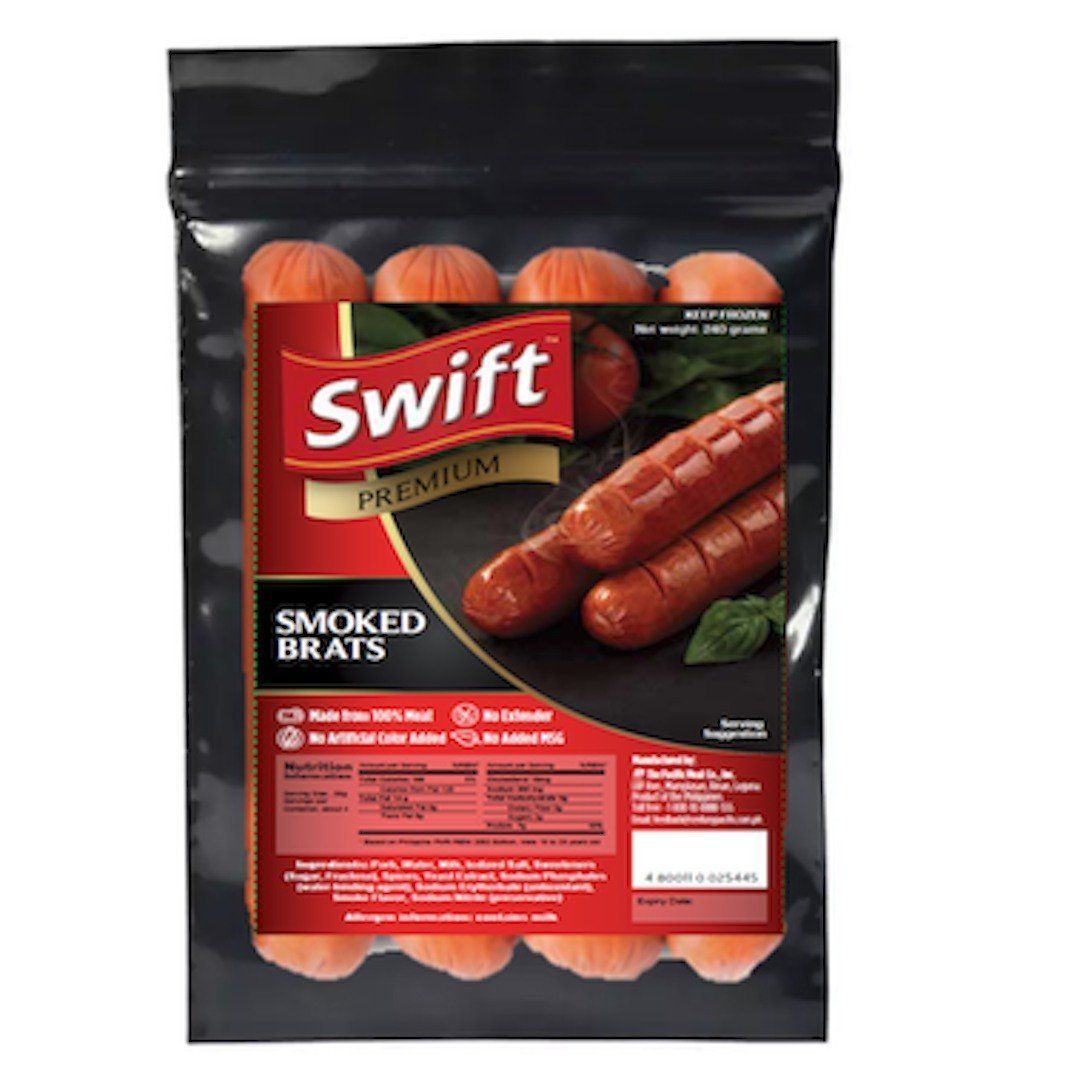 Swift Premium Smoked Brats - Pacific Bay