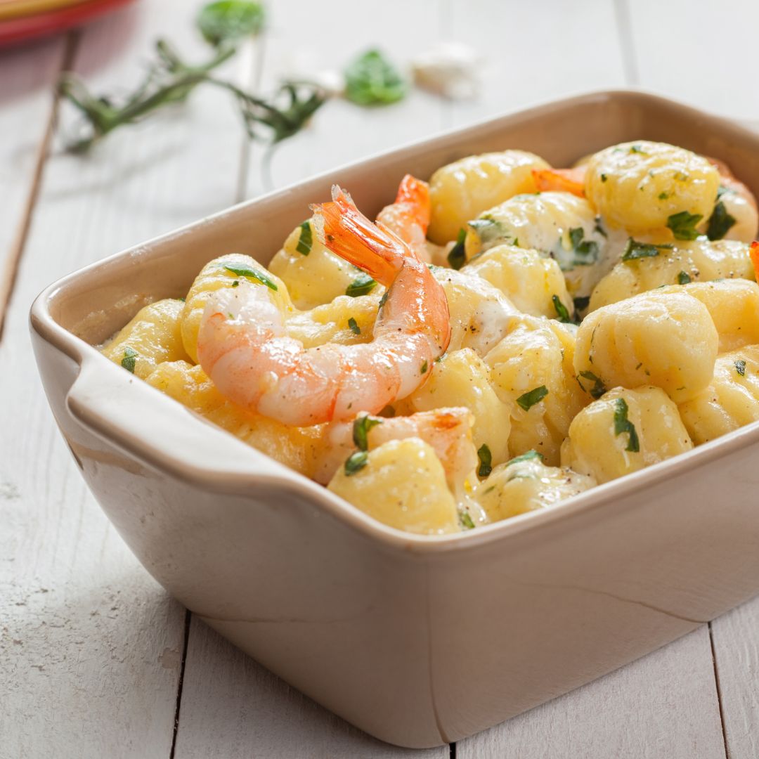 Lemon Garlic Shrimp and Gnocchi