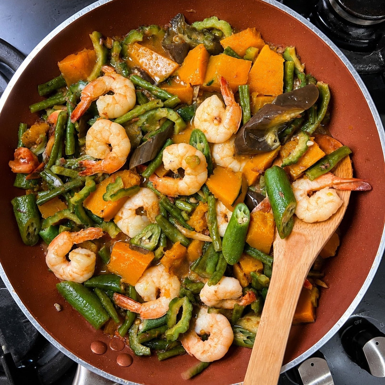 Pinakbet with Shrimp