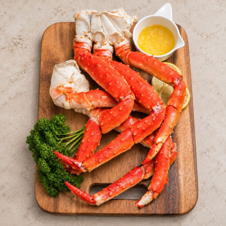 How to Cook Blue King Crab Legs with Garlic Herb Butter
