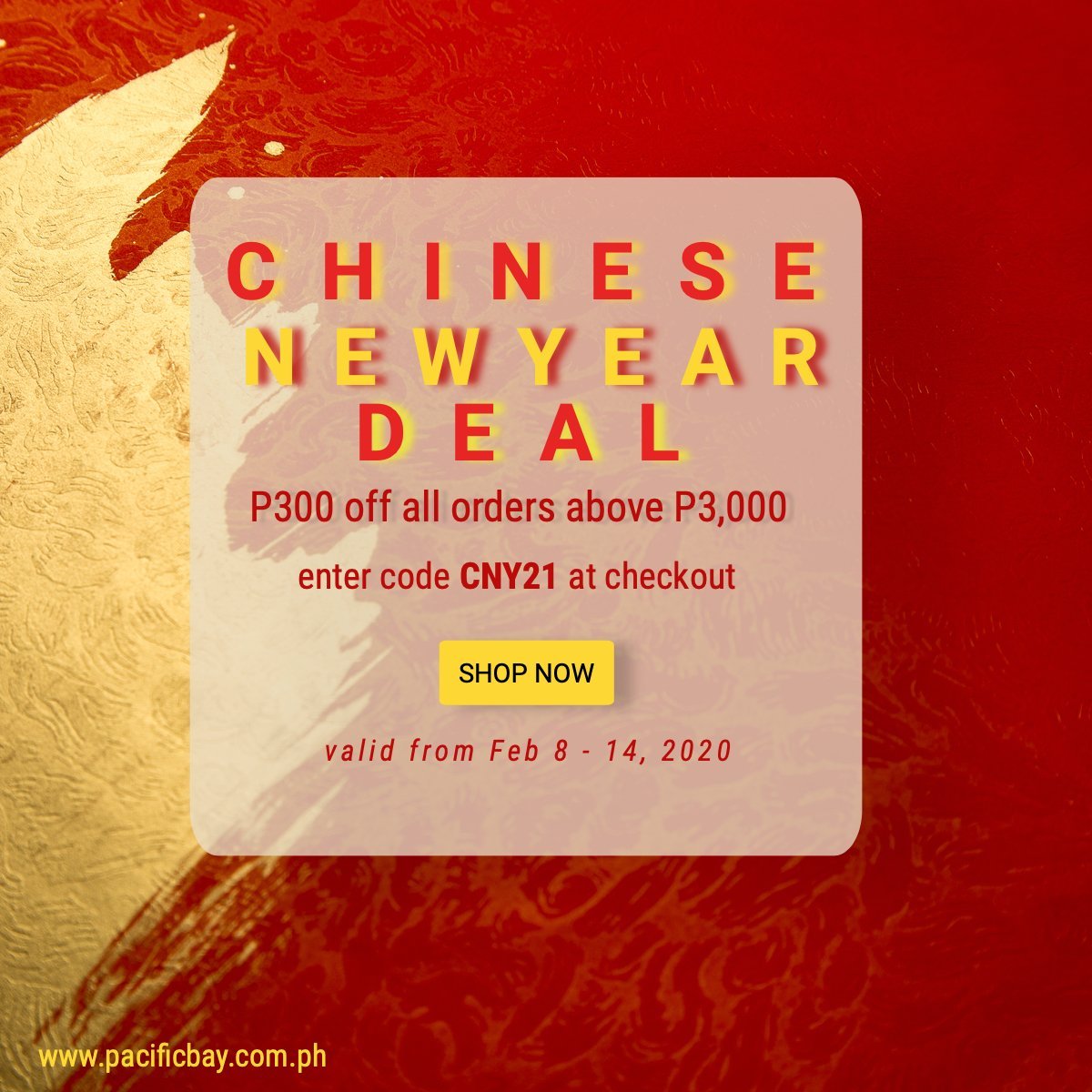 CHINESE NEW YEAR DEAL - Pacific Bay