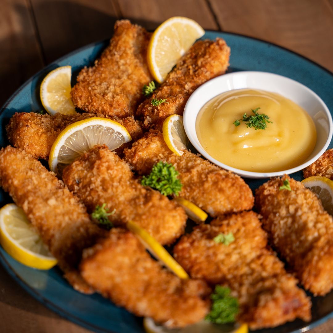 Crispy Alaskan Pollock with Lemon Mayo Dip – Pacific Bay