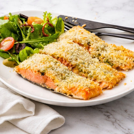 Dill and Lemon Crusted Coho Salmon - Pacific Bay