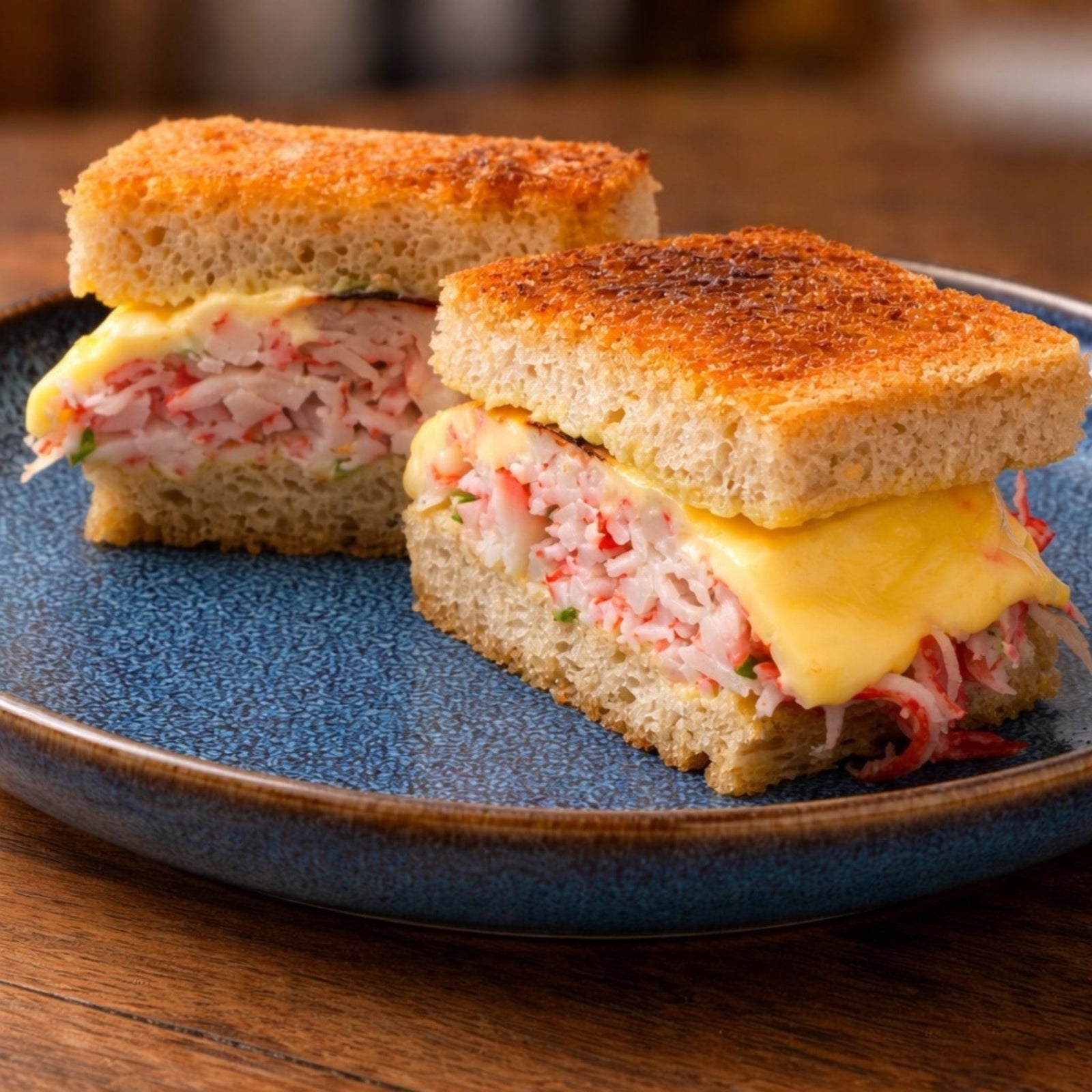 Grilled Crabstick & Cheese Sandwich - Pacific Bay