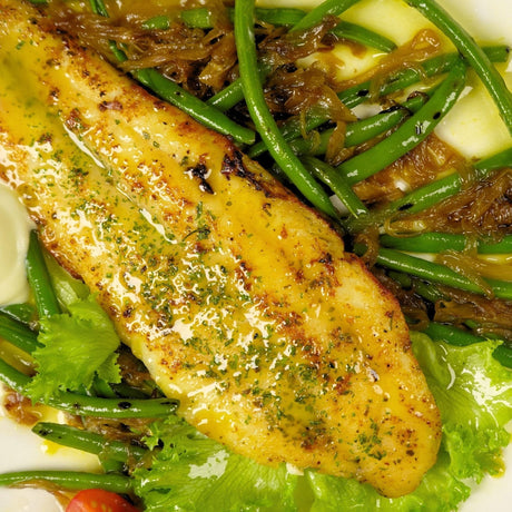 Parsley Marinated Fish Salad with Citrus Dressing - Pacific Bay