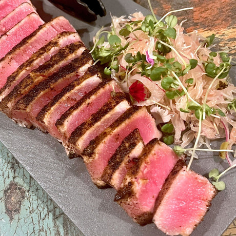 Seared Tuna Steak with Pomelo Salad - Pacific Bay
