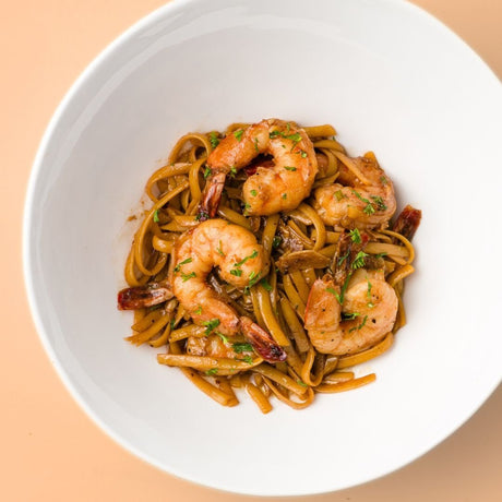 Shrimp and Garlic Noodles - Pacific Bay