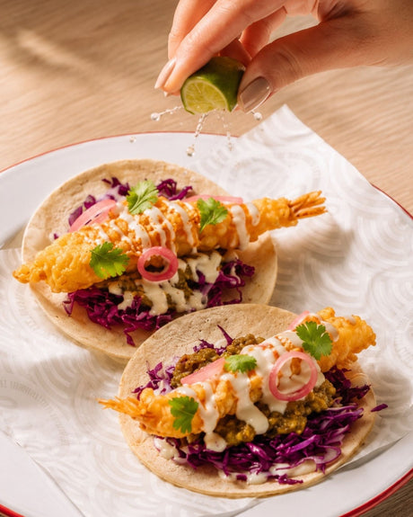 Shrimp Tempura Tacos - Pacific Bay