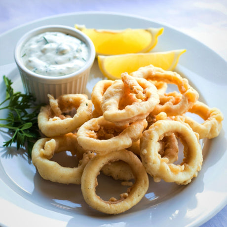 Tempura Calamari (Crispy Squid Rings) - Pacific Bay