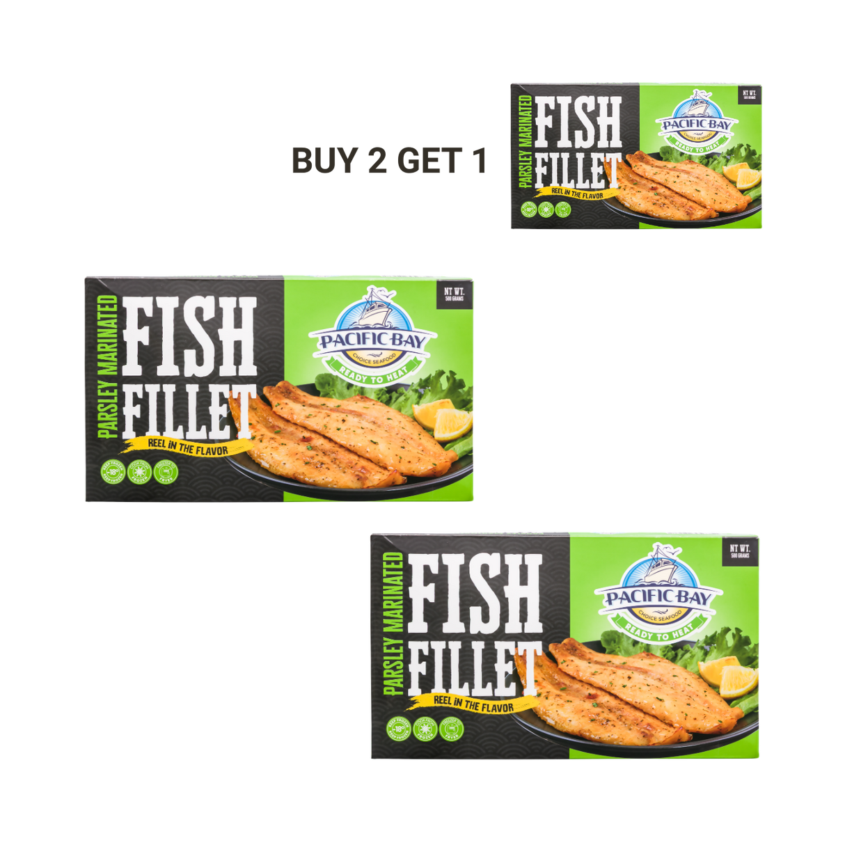 Buy 2 Get 1 - Parsley Marinated Fish Fillet