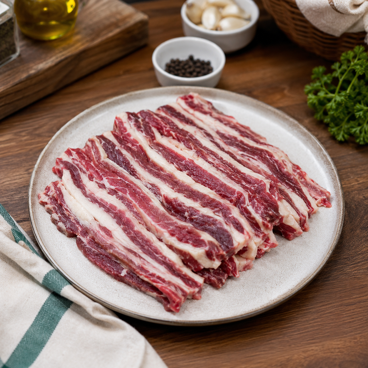 Sliced Beef Shortplate