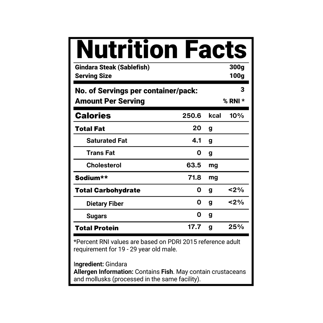 Gindara Steak - Pacific Bay