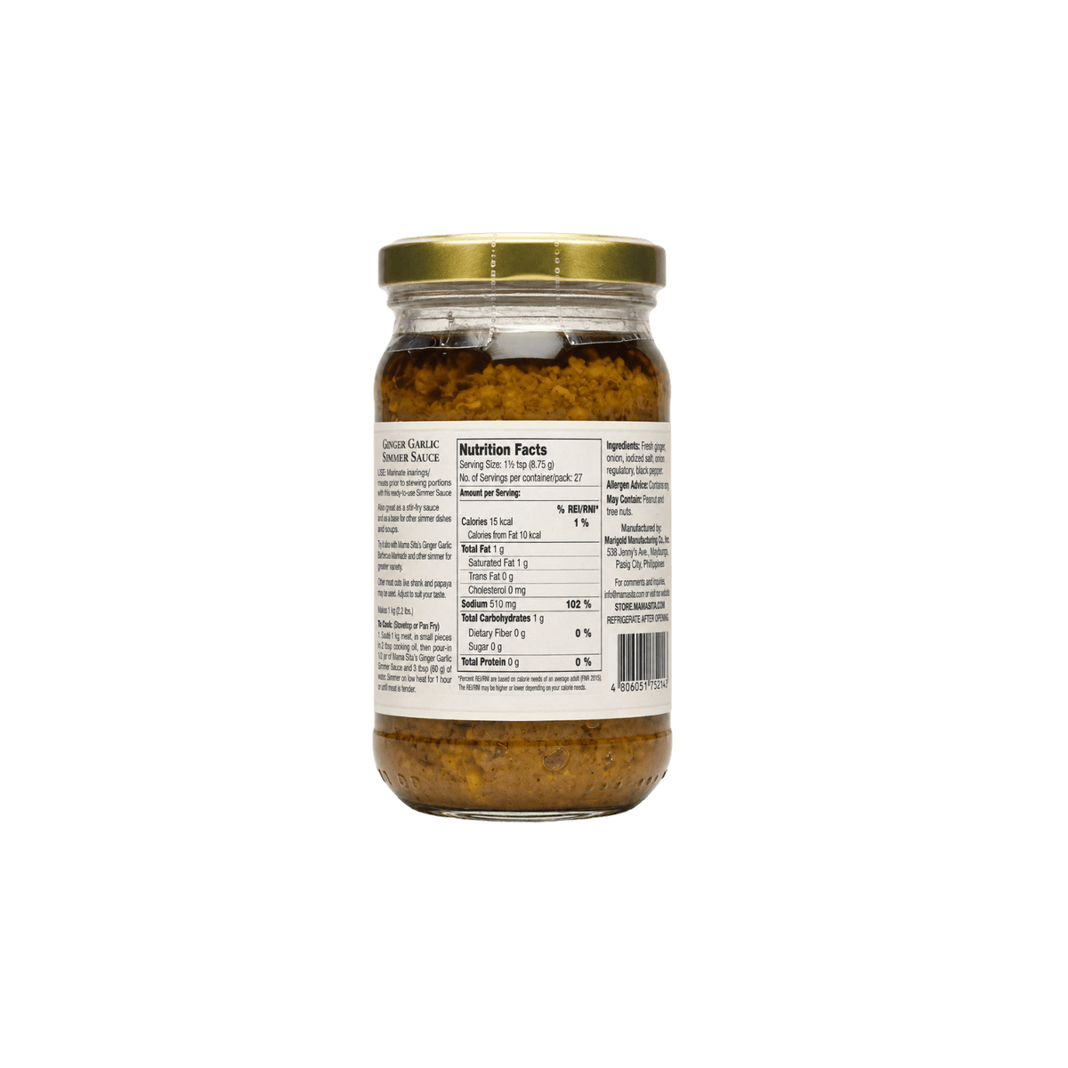 Mama Sita's Ginger Garlic - Pacific Bay