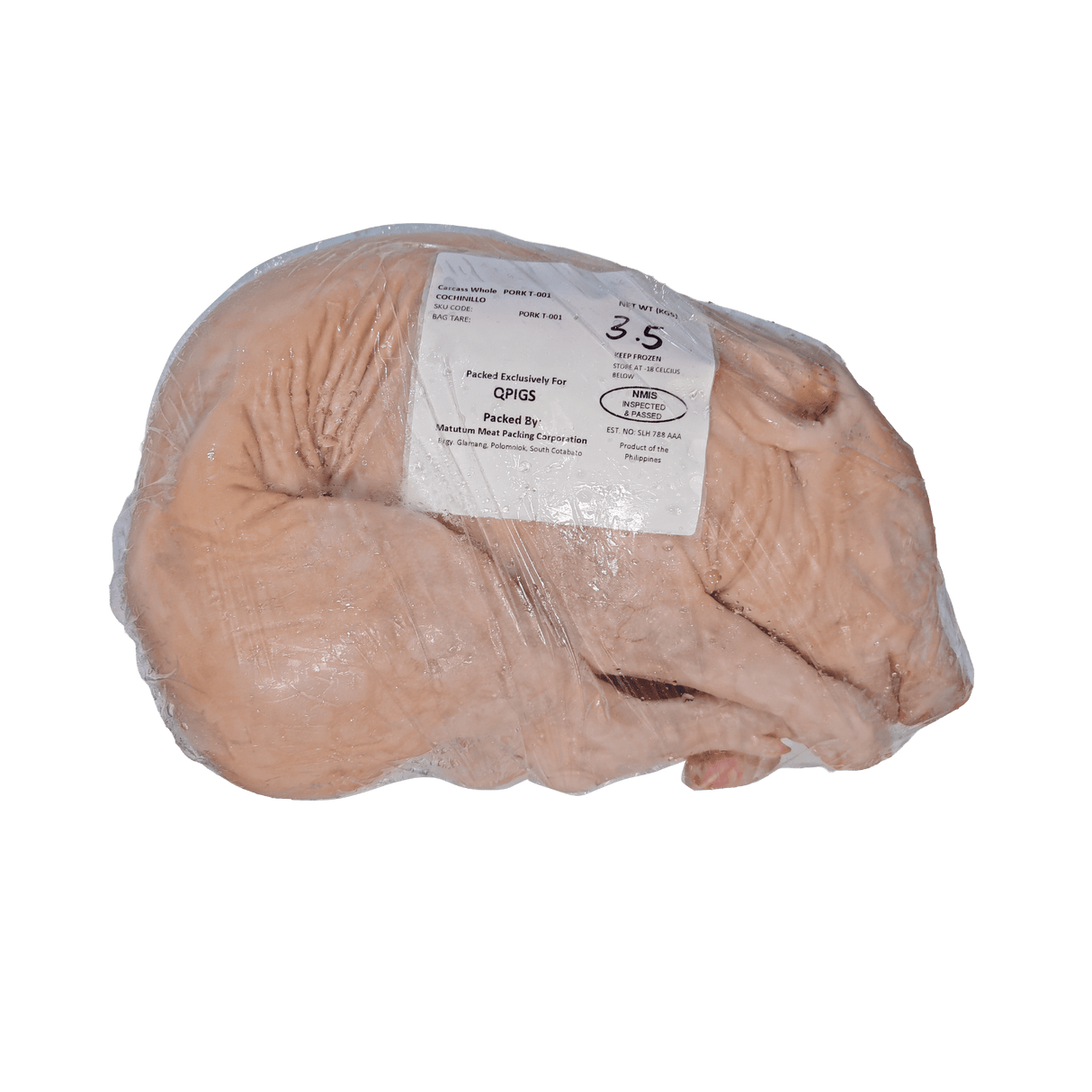 Native Cochinillo (Small Raw Suckling Pig) - Pacific Bay