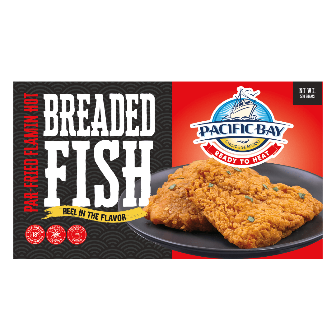 Par-Fried Flamin Hot Breaded Fish | Pacific Bay