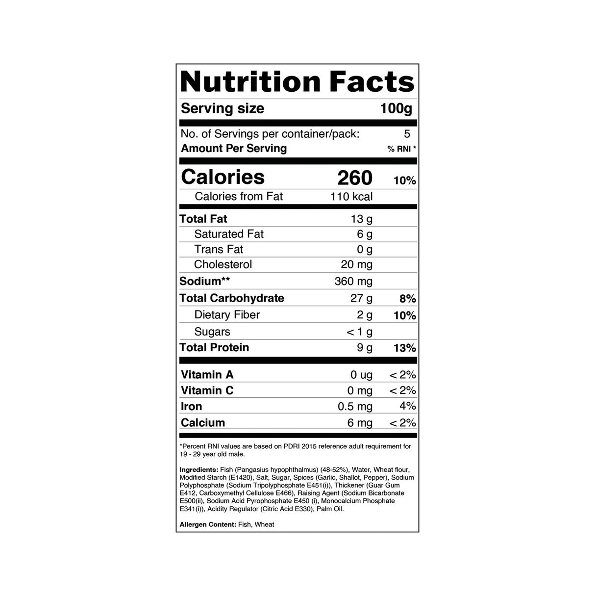 Par - Fried Natural Fish Fingers - Pacific Bay