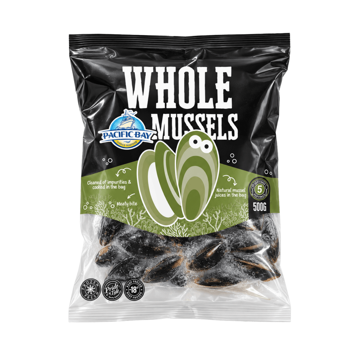 Whole Mussels - Pacific Bay