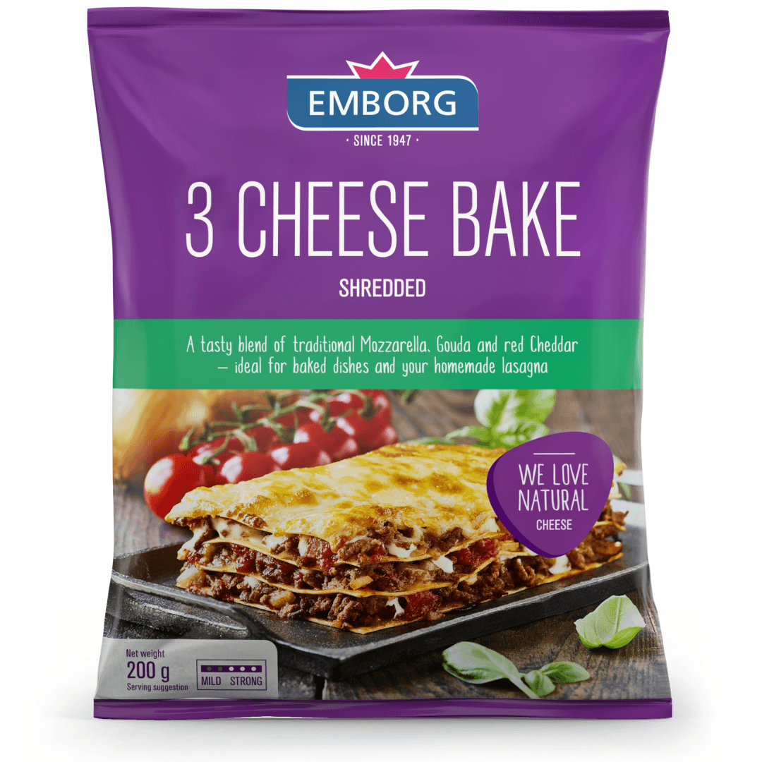 3 Cheese Bake Shredded - Pacific Bay