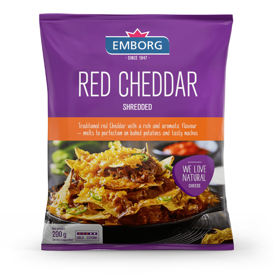 Shredded Red Cheddar - Pacific Bay